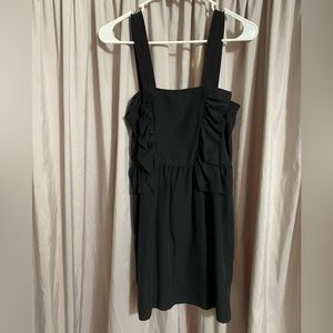 H&M Black Ruffle Dress